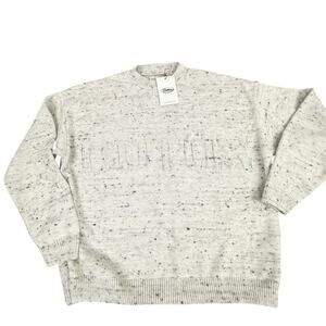 Sisters & Seekers Jumper Sweater NEW Cream Embossed Botox Size XL Knit